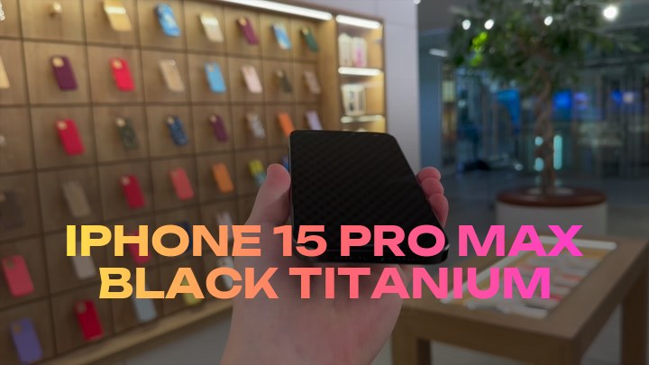 iPhone 15 Pro Max Black Titanium