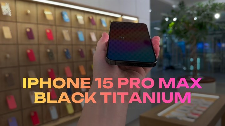 iPhone 15 Pro Max Black Titanium