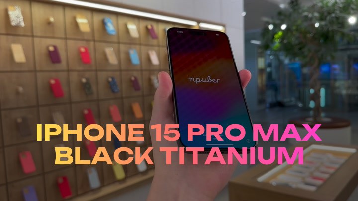 iPhone 15 Pro Max Black Titanium