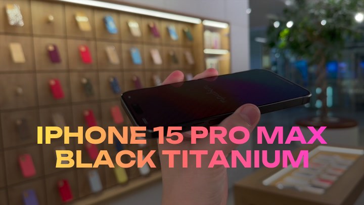 iPhone 15 Pro Max Black Titanium