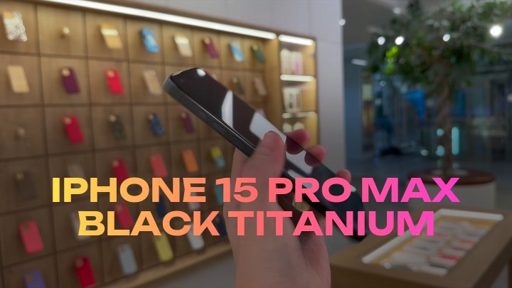 iPhone 15 Pro Max Black Titanium