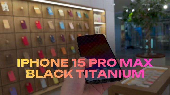 iPhone 15 Pro Max Black Titanium
