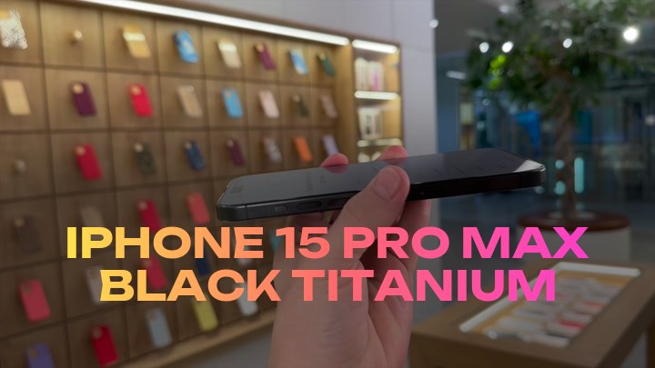 iPhone 15 Pro Max Black Titanium
