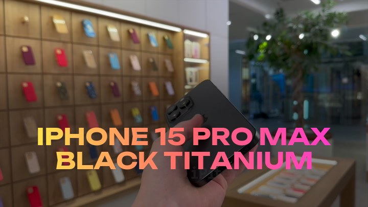 iPhone 15 Pro Max Black Titanium