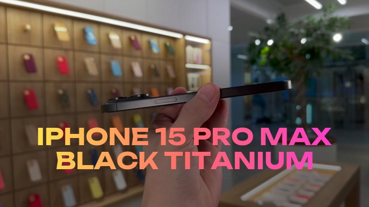 iPhone 15 Pro Max Black Titanium