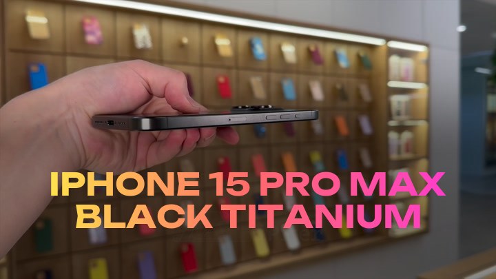 iPhone 15 Pro Max Black Titanium