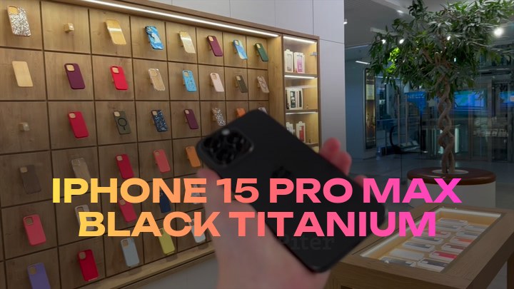 iPhone 15 Pro Max Black Titanium