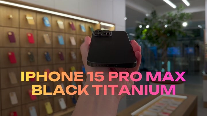 iPhone 15 Pro Max Black Titanium
