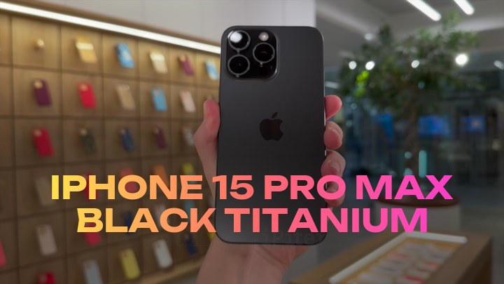 iPhone 15 Pro Max Black Titanium