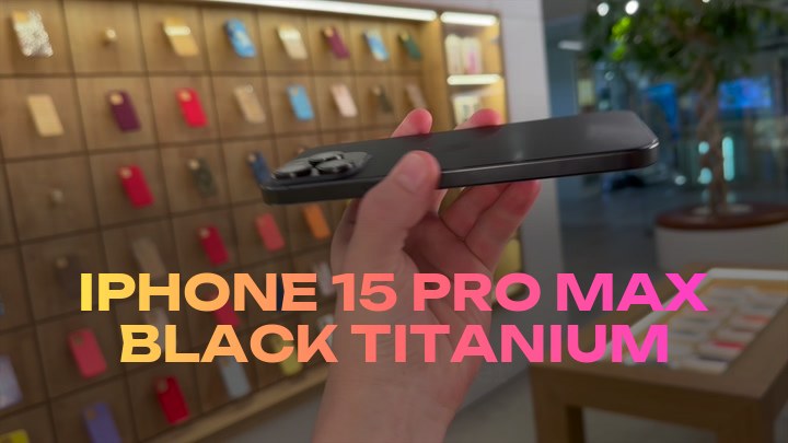 iPhone 15 Pro Max Black Titanium