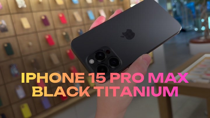 iPhone 15 Pro Max Black Titanium