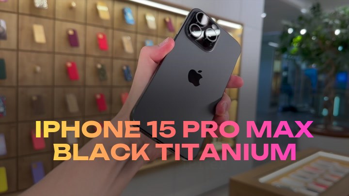 iPhone 15 Pro Max Black Titanium