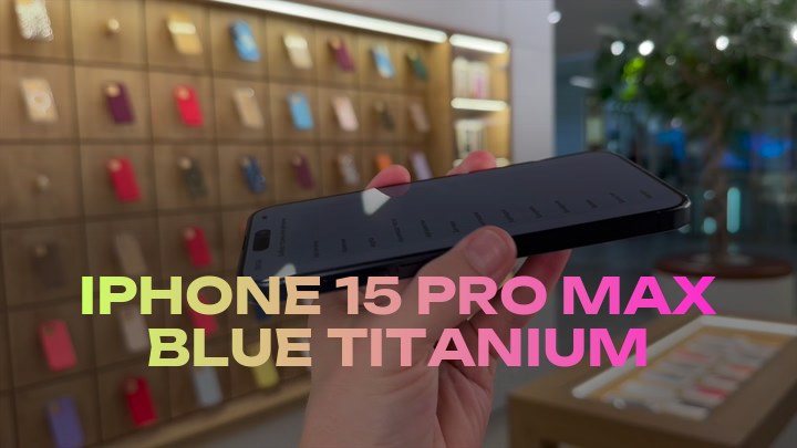 iPhone 15 Pro Max Blue Titanium