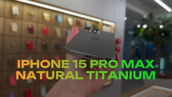 iPhone 15 Pro Max Natural Titanium