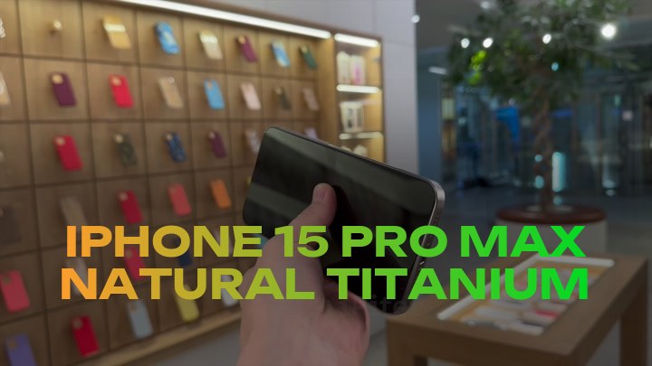 iPhone 15 Pro Max Natural Titanium
