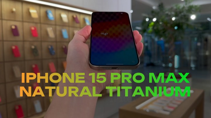 iPhone 15 Pro Max Natural Titanium