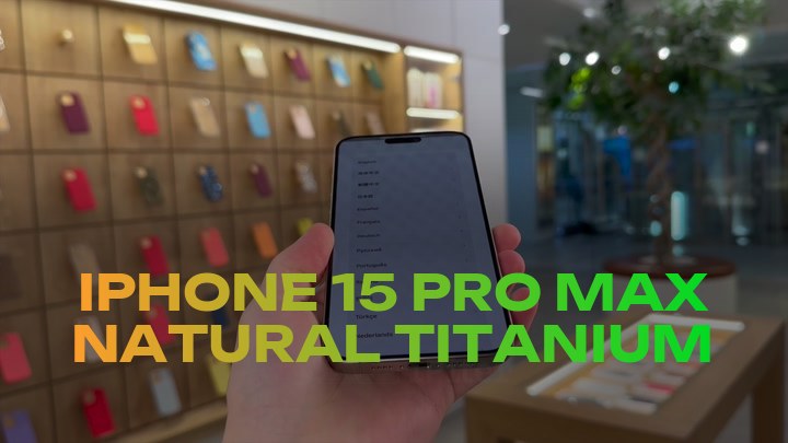 iPhone 15 Pro Max Natural Titanium
