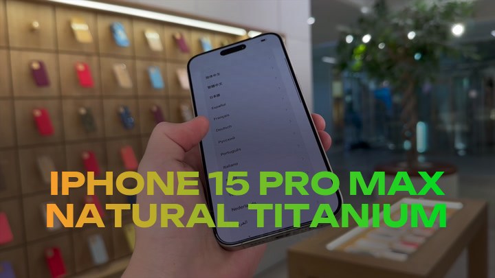 iPhone 15 Pro Max Natural Titanium