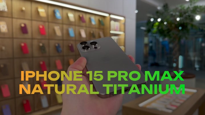 iPhone 15 Pro Max Natural Titanium