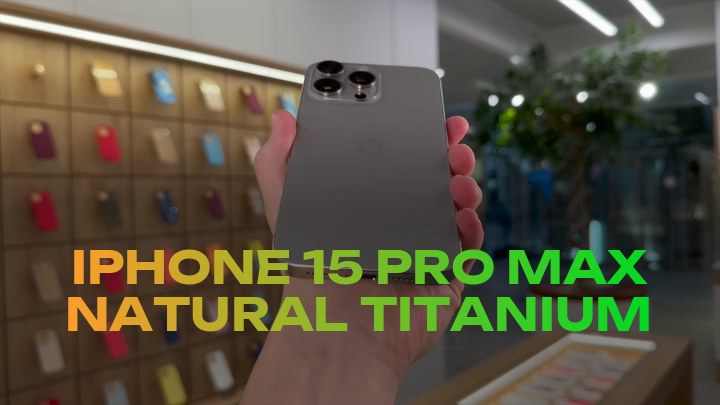 iPhone 15 Pro Max Natural Titanium