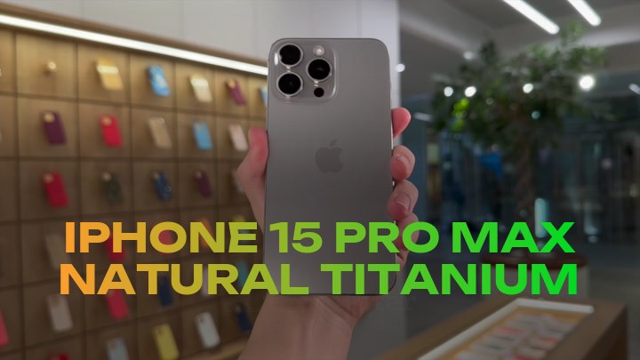 iPhone 15 Pro Max Natural Titanium