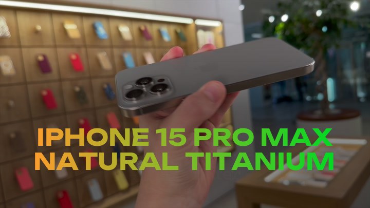 iPhone 15 Pro Max Natural Titanium
