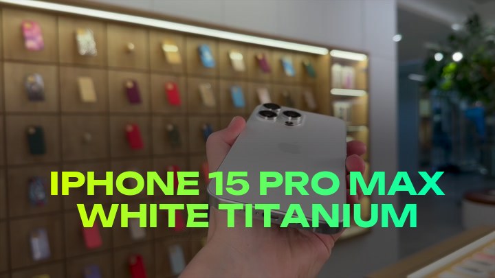 iPhone 15 Pro Max White Titanium