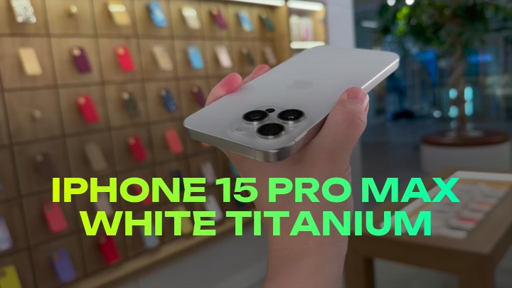 iPhone 15 Pro Max White Titanium