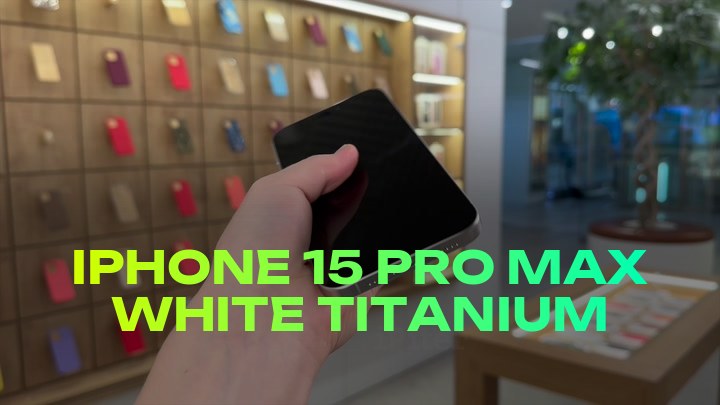 iPhone 15 Pro Max White Titanium