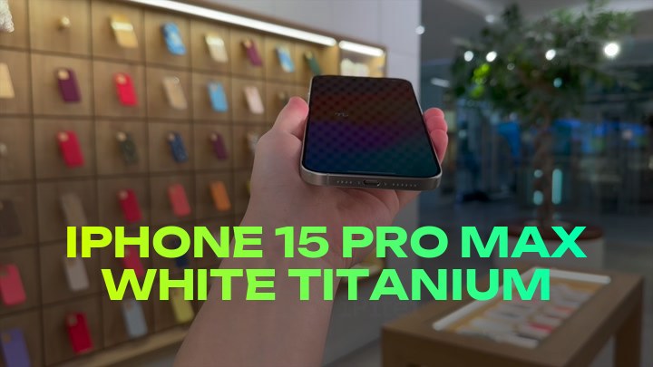 iPhone 15 Pro Max White Titanium