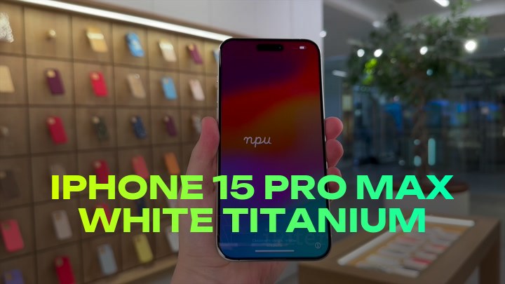 iPhone 15 Pro Max White Titanium