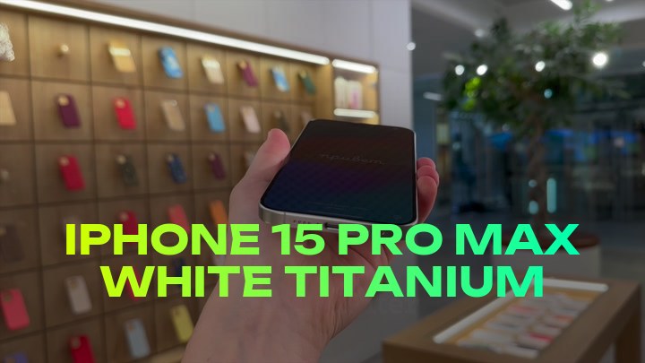 iPhone 15 Pro Max White Titanium