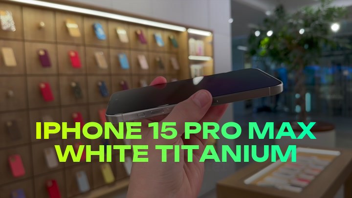 iPhone 15 Pro Max White Titanium