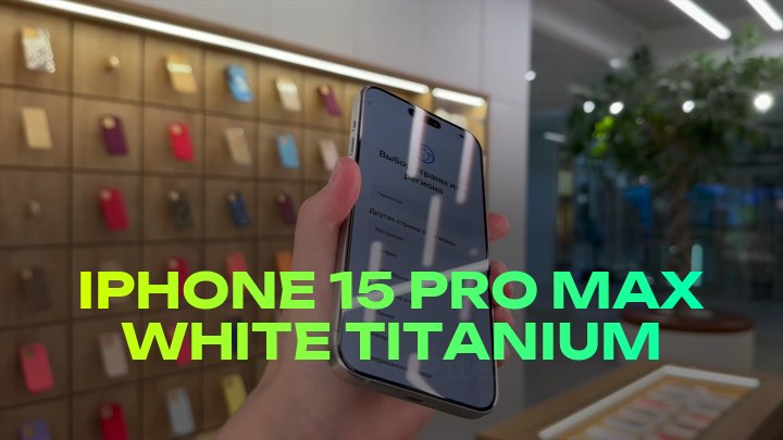 iPhone 15 Pro Max White Titanium