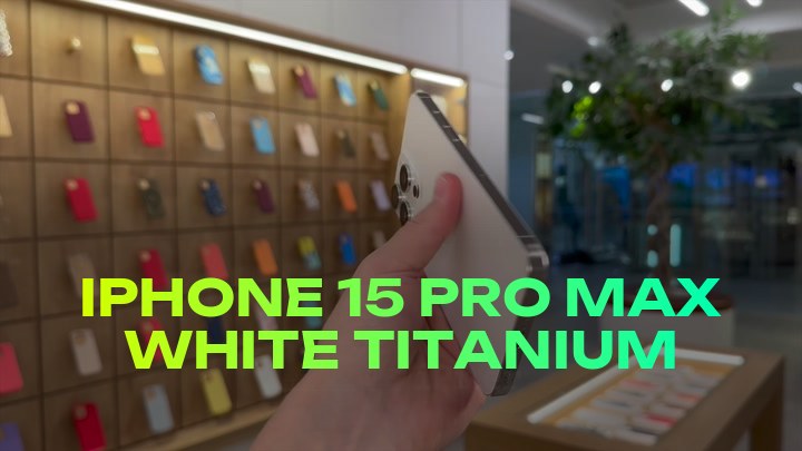 iPhone 15 Pro Max White Titanium