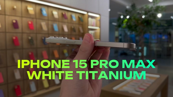 iPhone 15 Pro Max White Titanium