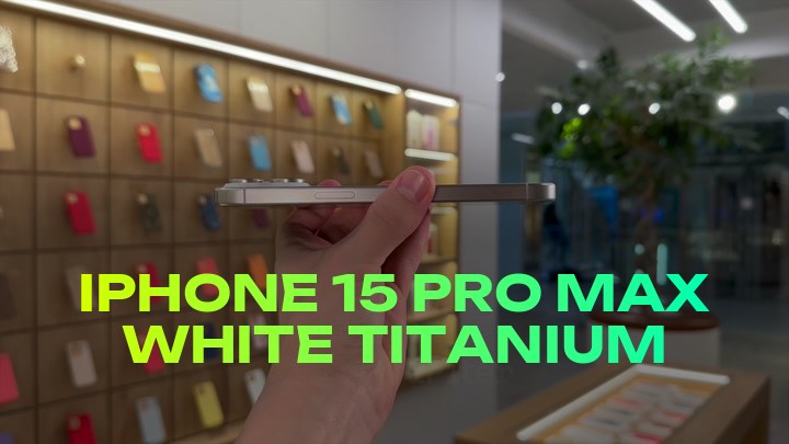 iPhone 15 Pro Max White Titanium