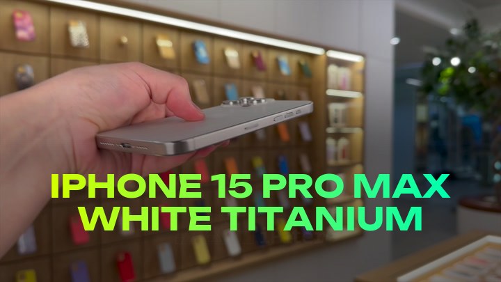iPhone 15 Pro Max White Titanium