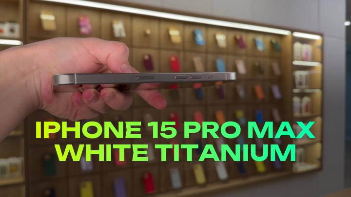 iPhone 15 Pro Max White Titanium