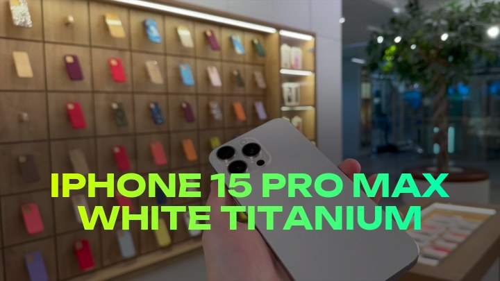 iPhone 15 Pro Max White Titanium