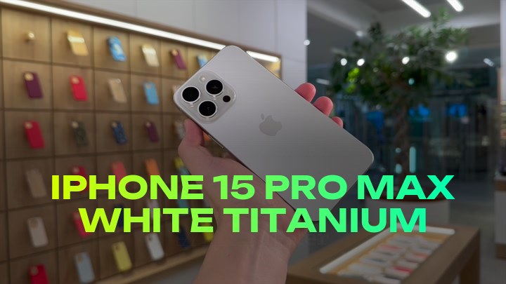 iPhone 15 Pro Max White Titanium