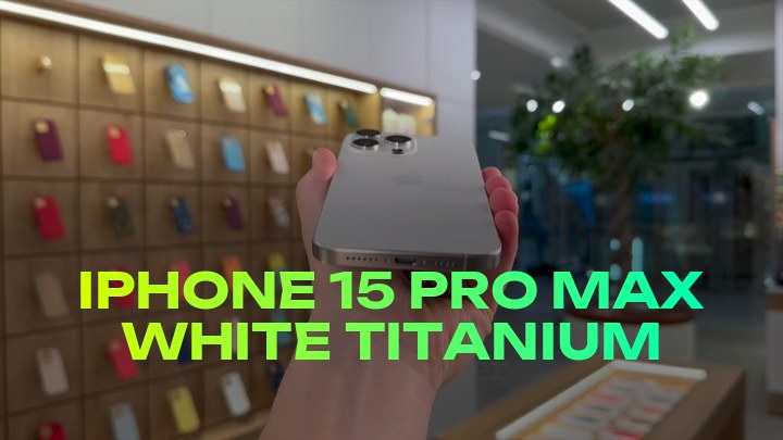 iPhone 15 Pro Max White Titanium