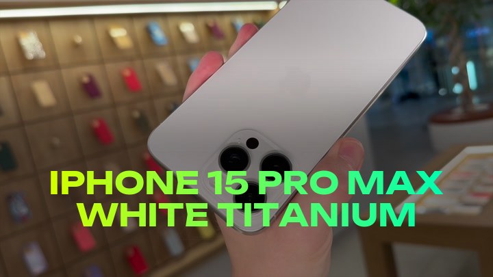 iPhone 15 Pro Max White Titanium
