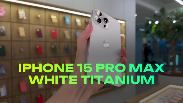 iPhone 15 Pro Max White Titanium