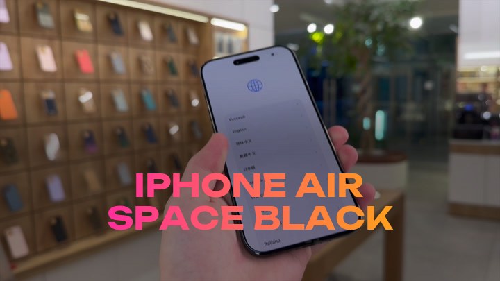iPhone Air Space Black