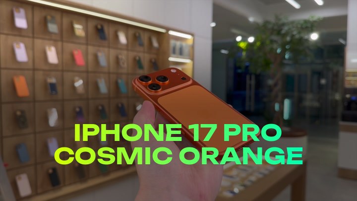 iPhone 17 Pro Cosmic Orange
