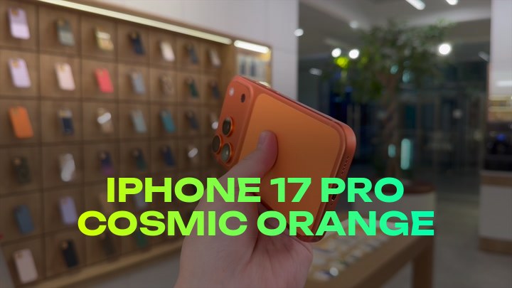 iPhone 17 Pro Cosmic Orange