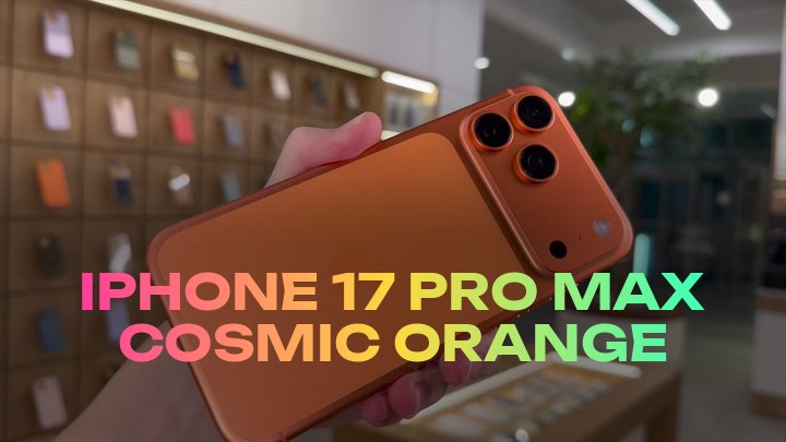 iPhone 17 Pro Max Cosmic Orange