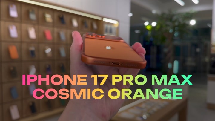 iPhone 17 Pro Max Cosmic Orange