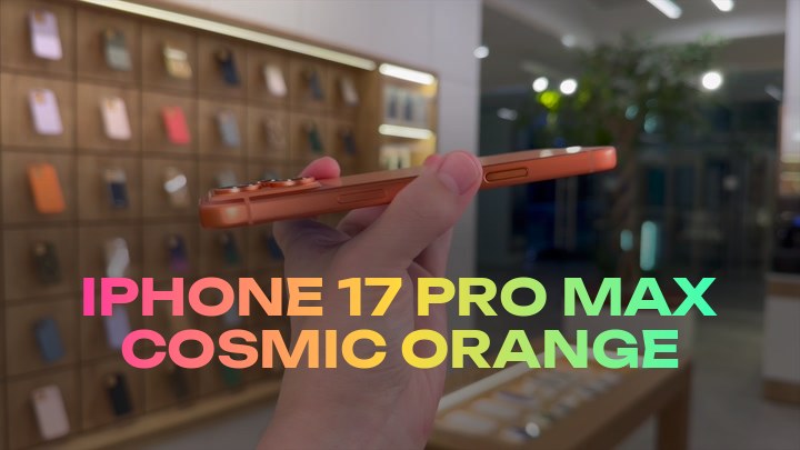 iPhone 17 Pro Max Cosmic Orange